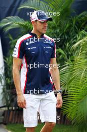 Pastor Maldonado (VEN) Williams. 19.09.2013. Formula 1 World Championship, Rd 13, Singapore Grand Prix, Singapore, Singapore, Preparation Day.
