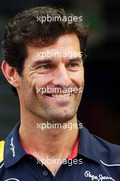 Mark Webber (AUS) Red Bull Racing. 19.09.2013. Formula 1 World Championship, Rd 13, Singapore Grand Prix, Singapore, Singapore, Preparation Day.