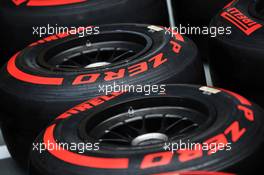 Pirelli tyres. 19.09.2013. Formula 1 World Championship, Rd 13, Singapore Grand Prix, Singapore, Singapore, Preparation Day.