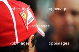 Felipe Massa (BRA) Ferrari with the media. 19.09.2013. Formula 1 World Championship, Rd 13, Singapore Grand Prix, Singapore, Singapore, Preparation Day.