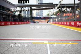 The start / finish line. 19.09.2013. Formula 1 World Championship, Rd 13, Singapore Grand Prix, Singapore, Singapore, Preparation Day.