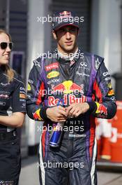 Daniel Ricciardo (AUS) Red Bull Racing Test Driver. 18.07.2013. Formula One Young Drivers Test, Day 2, Silverstone, England.