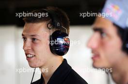 Daniil Kvyat (RUS) Scuderia Toro Rosso Test Driver. 17.07.2013. Formula One Young Drivers Test, Day 1, Silverstone, England.