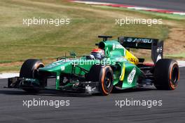 Alexander Rossi (USA) Caterham CT03 Test Driver. 17.07.2013. Formula One Young Drivers Test, Day 1, Silverstone, England.