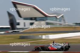 Kevin Magnussen (DEN) McLaren MP4-28 Test Driver. 17.07.2013. Formula One Young Drivers Test, Day 1, Silverstone, England.