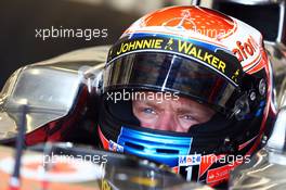 Kevin Magnussen (DEN) McLaren MP4-28 Test Driver. 17.07.2013. Formula One Young Drivers Test, Day 1, Silverstone, England.