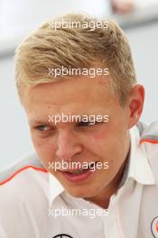 Kevin Magnussen (DEN) McLaren Test Driver. 17.07.2013. Formula One Young Drivers Test, Day 1, Silverstone, England.