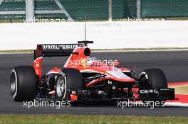 Tio Ellinas (CYP) Marussia F1 Team MR02 Test Driver. 17.07.2013. Formula One Young Drivers Test, Day 1, Silverstone, England.