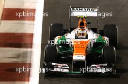 Adrian Sutil (GER), Sahara Force India F1 Team   01.11.2013. Formula 1 World Championship, Rd 17, Abu Dhabi Grand Prix, Yas Marina Circuit, Abu Dhabi, Practice Day.