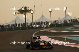 Mark Webber (AUS) Red Bull Racing RB9. 01.11.2013. Formula 1 World Championship, Rd 17, Abu Dhabi Grand Prix, Yas Marina Circuit, Abu Dhabi, Practice Day.