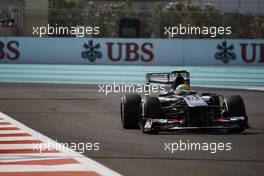 Esteban Gutierrez (MEX) Sauber C32. 01.11.2013. Formula 1 World Championship, Rd 17, Abu Dhabi Grand Prix, Yas Marina Circuit, Abu Dhabi, Practice Day.
