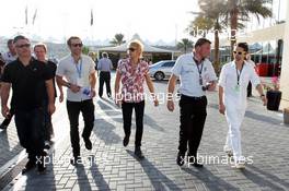 Rock band Muse in the paddock. 03.11.2013. Formula 1 World Championship, Rd 17, Abu Dhabi Grand Prix, Yas Marina Circuit, Abu Dhabi, Race Day.