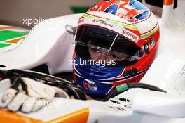 Paul di Resta (GBR) Sahara Force India VJM06. 03.11.2013. Formula 1 World Championship, Rd 17, Abu Dhabi Grand Prix, Yas Marina Circuit, Abu Dhabi, Race Day.