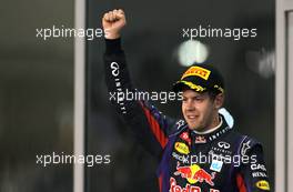 Sebastian Vettel (GER), Red Bull Racing  03.11.2013. Formula 1 World Championship, Rd 17, Abu Dhabi Grand Prix, Yas Marina Circuit, Abu Dhabi, Race Day.