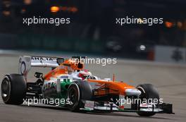 Paul di Resta (GBR), Force India Formula One Team  03.11.2013. Formula 1 World Championship, Rd 17, Abu Dhabi Grand Prix, Yas Marina Circuit, Abu Dhabi, Race Day.