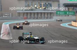 Nico Rosberg (GER), Mercedes GP  03.11.2013. Formula 1 World Championship, Rd 17, Abu Dhabi Grand Prix, Yas Marina Circuit, Abu Dhabi, Race Day.