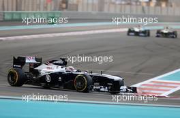 Pastor Maldonado (VEN), Williams F1 Team  03.11.2013. Formula 1 World Championship, Rd 17, Abu Dhabi Grand Prix, Yas Marina Circuit, Abu Dhabi, Race Day.