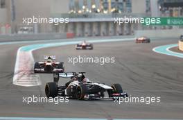 Nico Hulkenberg (GER), Sauber F1 Team Formula One team  03.11.2013. Formula 1 World Championship, Rd 17, Abu Dhabi Grand Prix, Yas Marina Circuit, Abu Dhabi, Race Day.