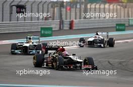 Romain Grosjean (FRA), Lotus F1 Team  03.11.2013. Formula 1 World Championship, Rd 17, Abu Dhabi Grand Prix, Yas Marina Circuit, Abu Dhabi, Race Day.