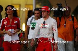 Fernando Alonso (ESP) Ferrari. 02.11.2013. Formula 1 World Championship, Rd 17, Abu Dhabi Grand Prix, Yas Marina Circuit, Abu Dhabi, Qualifying Day.