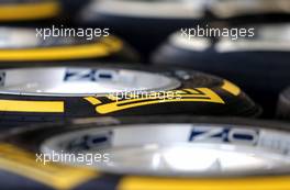 Pirelli tires  31.10.2013. Formula 1 World Championship, Rd 17, Abu Dhabi Grand Prix, Yas Marina Circuit, Abu Dhabi, Preparation Day.