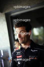 Mark Webber (AUS) Red Bull Racing. 31.10.2013. Formula 1 World Championship, Rd 17, Abu Dhabi Grand Prix, Yas Marina Circuit, Abu Dhabi, Preparation Day.