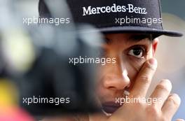Lewis Hamilton (GBR), Mercedes Grand Prix  31.10.2013. Formula 1 World Championship, Rd 17, Abu Dhabi Grand Prix, Yas Marina Circuit, Abu Dhabi, Preparation Day.