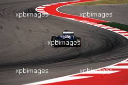 Pastor Maldonado (VEN) Williams FW35. 15.11.2013. Formula 1 World Championship, Rd 18, United States Grand Prix, Austin, Texas, USA, Practice Day.
