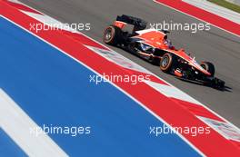 Rodolfo Gonzalez (VEN) Marussia F1 Team MR02 Reserve Driver  15.11.2013. Formula 1 World Championship, Rd 18, United States Grand Prix, Austin, Texas, USA, Practice Day.