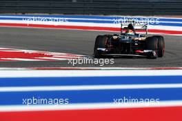Esteban Gutierrez (MEX) Sauber C32. 15.11.2013. Formula 1 World Championship, Rd 18, United States Grand Prix, Austin, Texas, USA, Practice Day.