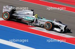 Nico Rosberg (GER), Mercedes GP  15.11.2013. Formula 1 World Championship, Rd 18, United States Grand Prix, Austin, Texas, USA, Practice Day.