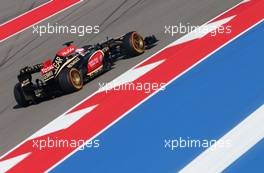 Heikki Kovalainen (FIN), Lotus F1 Team  15.11.2013. Formula 1 World Championship, Rd 18, United States Grand Prix, Austin, Texas, USA, Practice Day.