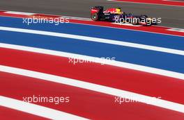 Sebastian Vettel (GER), Red Bull Racing  15.11.2013. Formula 1 World Championship, Rd 18, United States Grand Prix, Austin, Texas, USA, Practice Day.