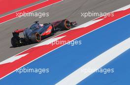 Jenson Button (GBR), McLaren Mercedes  15.11.2013. Formula 1 World Championship, Rd 18, United States Grand Prix, Austin, Texas, USA, Practice Day.