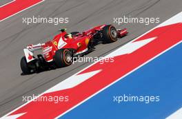 Felipe Massa (BRA), Scuderia Ferrari  15.11.2013. Formula 1 World Championship, Rd 18, United States Grand Prix, Austin, Texas, USA, Practice Day.