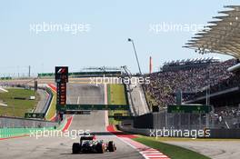 Romain Grosjean (FRA) Lotus F1 E21. 15.11.2013. Formula 1 World Championship, Rd 18, United States Grand Prix, Austin, Texas, USA, Practice Day.