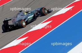 Nico Rosberg (GER), Mercedes GP  15.11.2013. Formula 1 World Championship, Rd 18, United States Grand Prix, Austin, Texas, USA, Practice Day.
