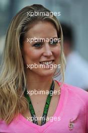 Jennifer Becks (GER), girlfriend of Adrian Sutil (GER) Sahara Force India F1. 15.11.2013. Formula 1 World Championship, Rd 18, United States Grand Prix, Austin, Texas, USA, Practice Day.