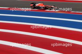 Rodolfo Gonzalez (VEN) Marussia F1 Team MR02 Reserve Driver  15.11.2013. Formula 1 World Championship, Rd 18, United States Grand Prix, Austin, Texas, USA, Practice Day.