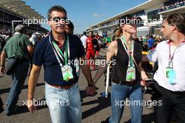 Antonio Banderas (ESP) Actor, on the grid. 17.11.2013. Formula 1 World Championship, Rd 18, United States Grand Prix, Austin, Texas, USA, Race Day.