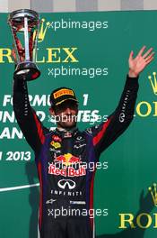3rd place Mark Webber (AUS) Red Bull Racing. 17.11.2013. Formula 1 World Championship, Rd 18, United States Grand Prix, Austin, Texas, USA, Race Day.