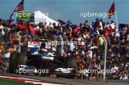 Valtteri Bottas (FIN) Williams FW35. 17.11.2013. Formula 1 World Championship, Rd 18, United States Grand Prix, Austin, Texas, USA, Race Day.