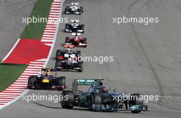 Lewis Hamilton (GBR), Mercedes Grand Prix  17.11.2013. Formula 1 World Championship, Rd 18, United States Grand Prix, Austin, Texas, USA, Race Day.