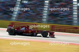 Felipe Massa (BRA) Ferrari F138. 17.11.2013. Formula 1 World Championship, Rd 18, United States Grand Prix, Austin, Texas, USA, Race Day.