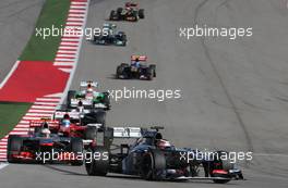 Nico Hulkenberg (GER), Sauber F1 Team Formula One team  17.11.2013. Formula 1 World Championship, Rd 18, United States Grand Prix, Austin, Texas, USA, Race Day.