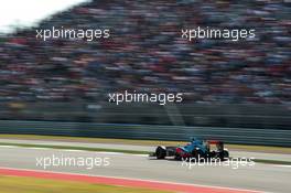 Sergio Perez (MEX) McLaren MP4-28. 17.11.2013. Formula 1 World Championship, Rd 18, United States Grand Prix, Austin, Texas, USA, Race Day.