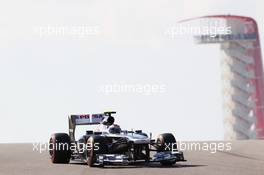 Valtteri Bottas (FIN) Williams FW35. 17.11.2013. Formula 1 World Championship, Rd 18, United States Grand Prix, Austin, Texas, USA, Race Day.