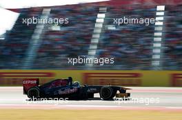 Daniel Ricciardo (AUS) Scuderia Toro Rosso STR8. 17.11.2013. Formula 1 World Championship, Rd 18, United States Grand Prix, Austin, Texas, USA, Race Day.