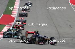 Daniel Ricciardo (AUS), Scuderia Toro Rosso  17.11.2013. Formula 1 World Championship, Rd 18, United States Grand Prix, Austin, Texas, USA, Race Day.