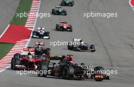 Heikki Kovalainen (FIN), Lotus F1 Team  17.11.2013. Formula 1 World Championship, Rd 18, United States Grand Prix, Austin, Texas, USA, Race Day.